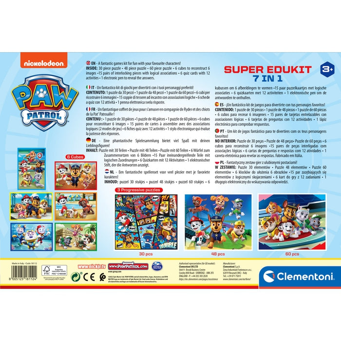 Super Edukit 7 en 1 - Pat’ Patrouille – Clementoni BE