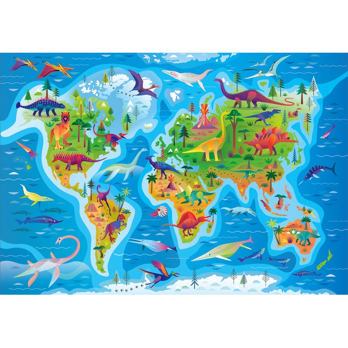 Dinosaurs Map - 180 pièces