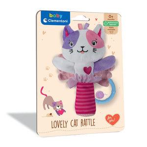 Hochet en peluche - Chat