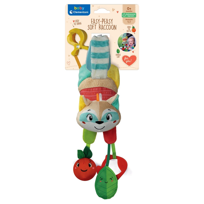 Peluche Clip & Go Raton-Laveur