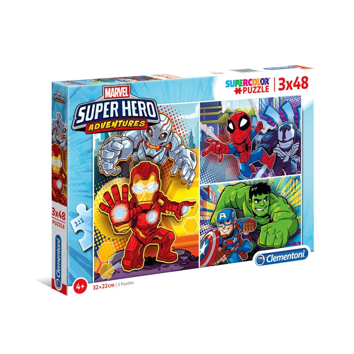 Marvel Super Hero - 3x48 pièces