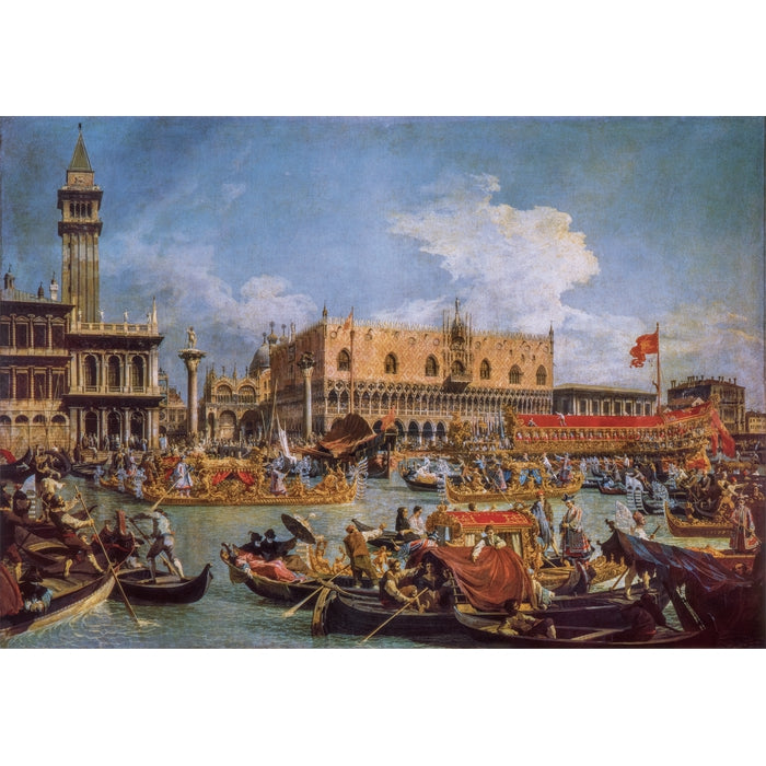 Canaletto, "The Return Of The Bucentaur at the Molo on Ascension Day" - 1000 pièces