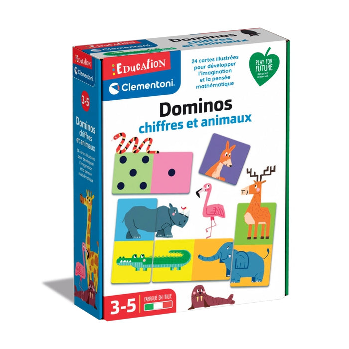 Dominos chiffres et animaux