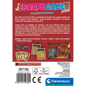 Escape Game - La pyramide du pharaon