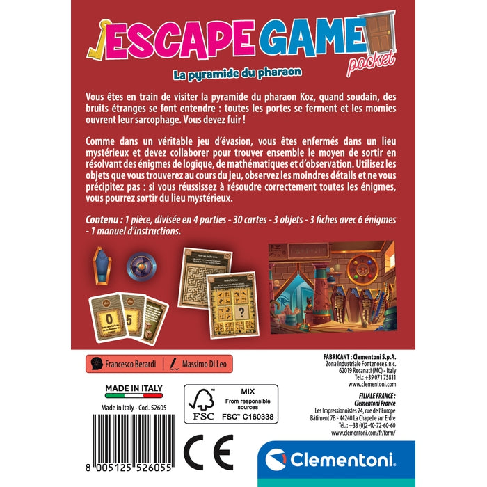 Escape Game - La pyramide du pharaon
